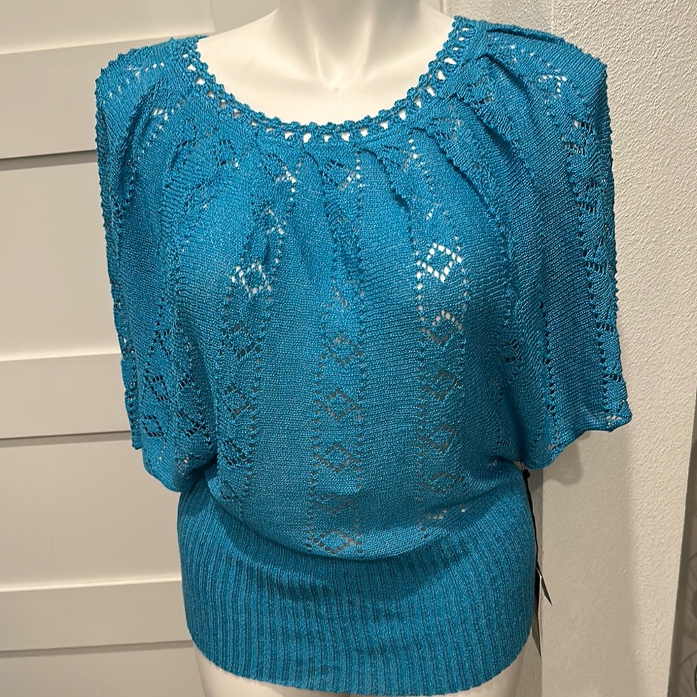 Sioni Blue Knit Sweater